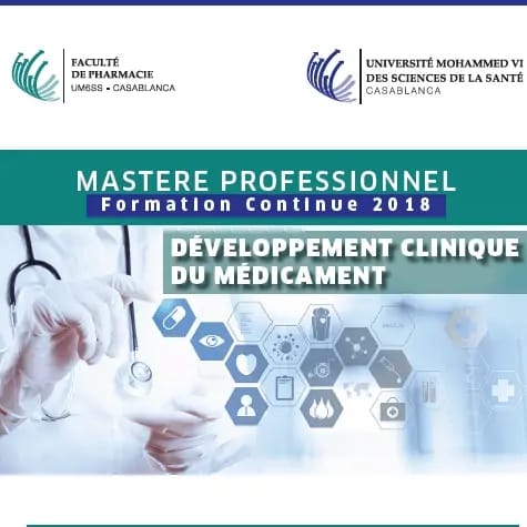 Lancement du Mastère « Développement Clinique du Médicament »