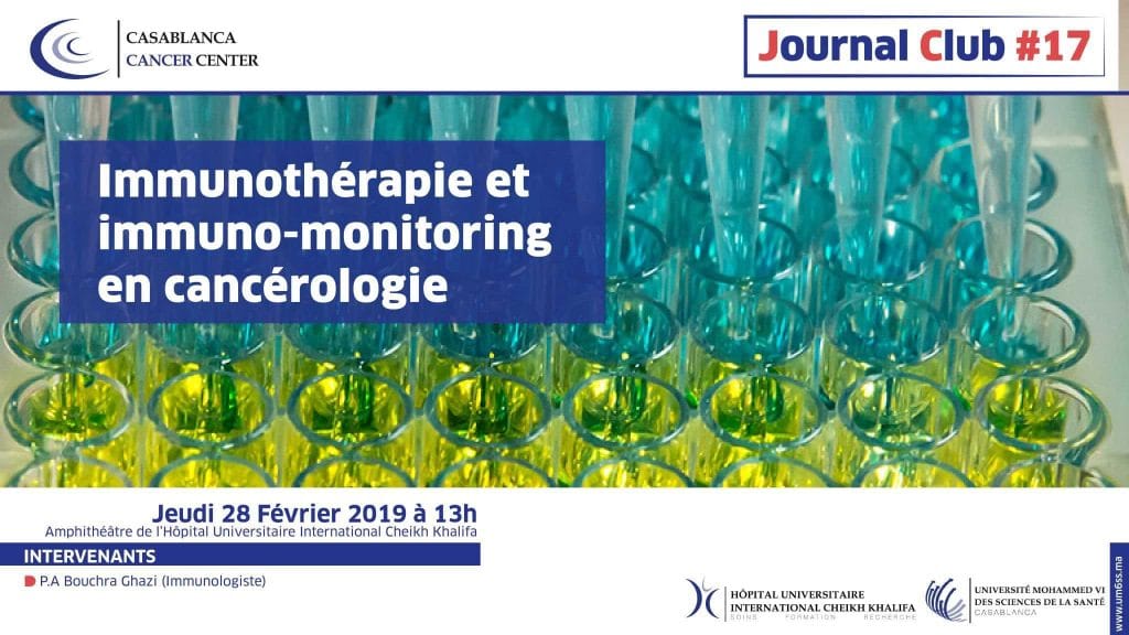 Journal Club #17 : Immunothérapie et Immuno-monitoring en Cancérologie