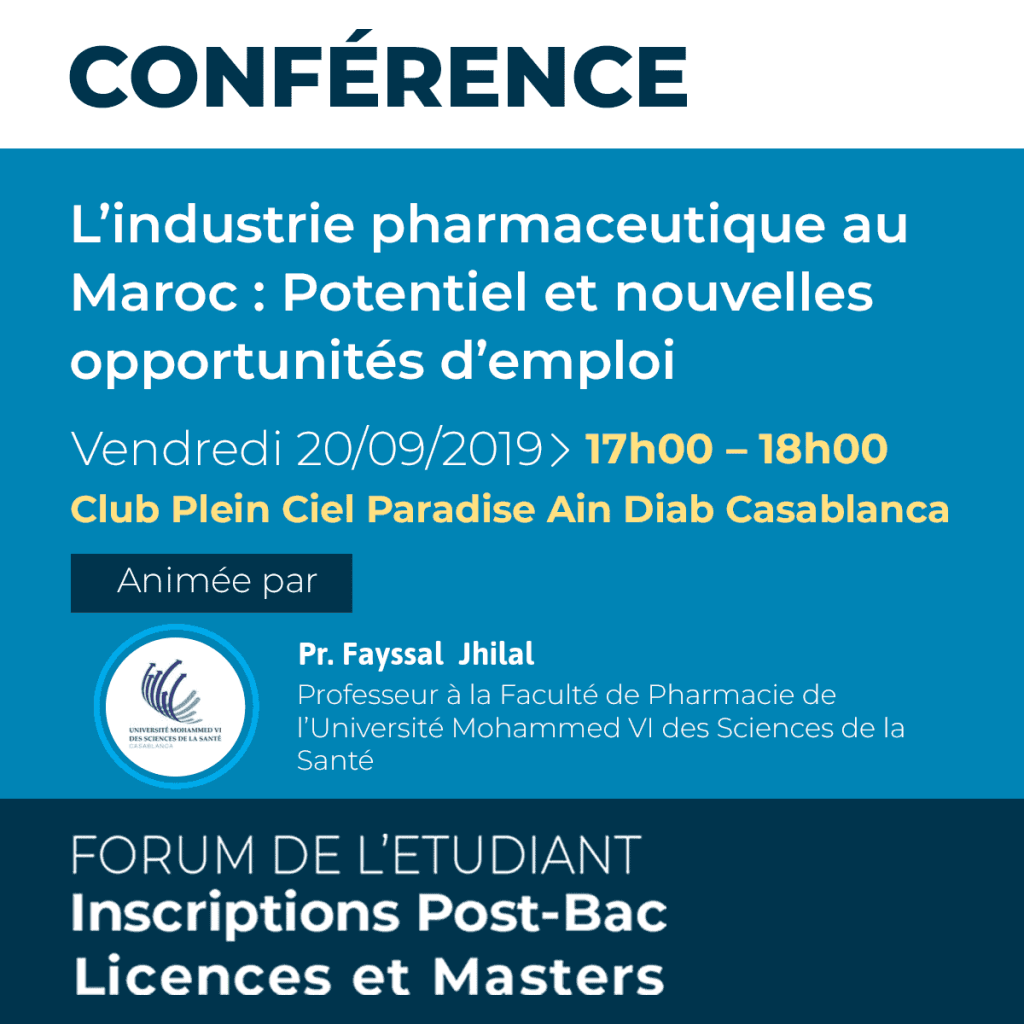 Interventions de l’UM6SS à la 17 ème édition du Forum des Inscriptions Post-bac, Licences et Masters