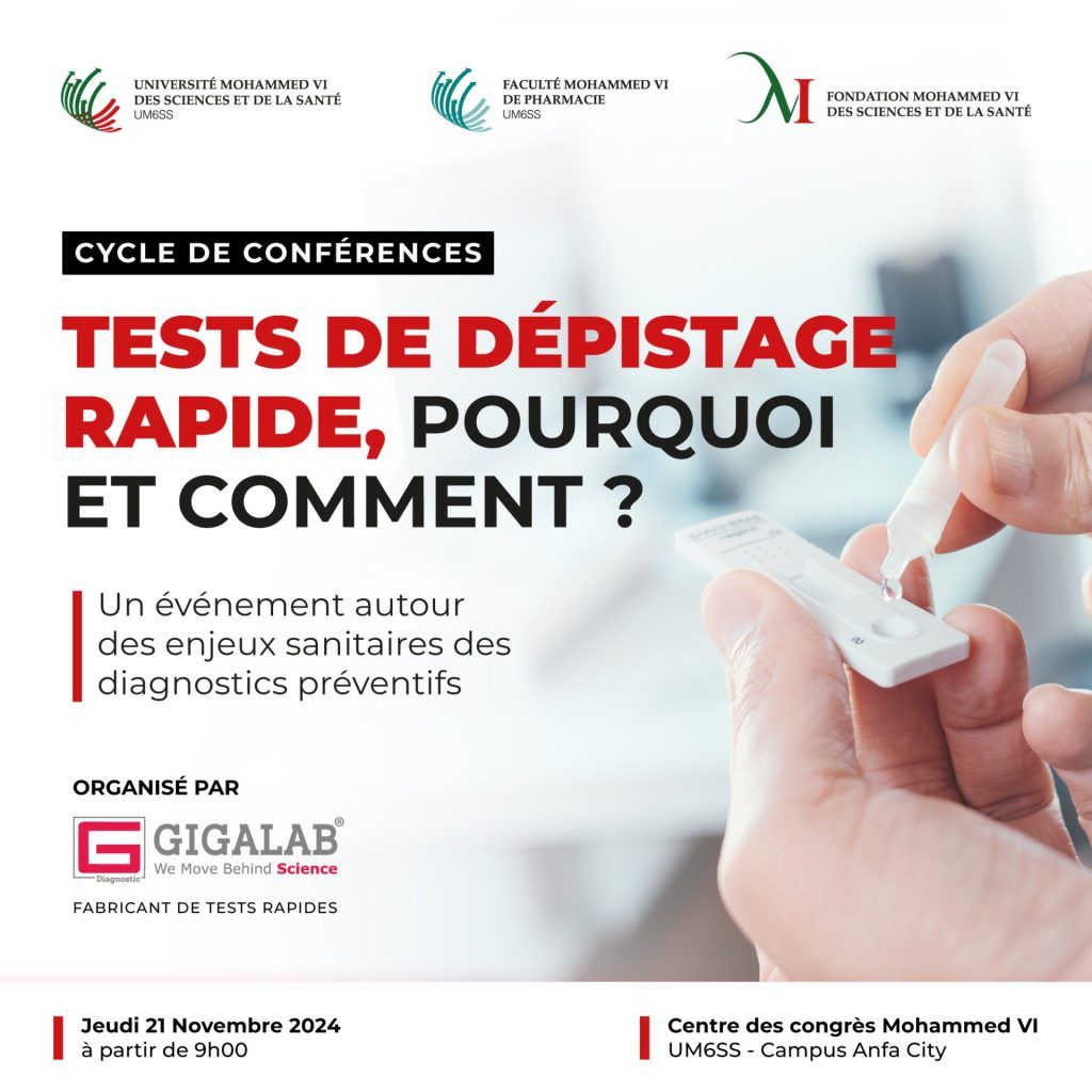 L’UM6SS et Gigalab Diagnostic vous invitent à explorer l’avenir du dépistage rapide