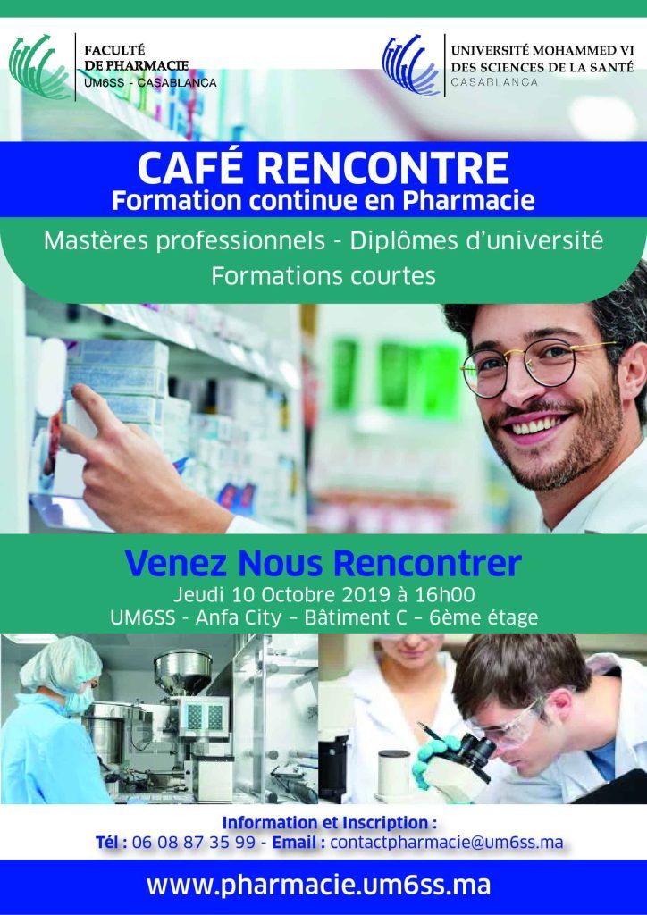 La Faculté Mohammed VI de Pharmacie organise une journée portes ouvertes
