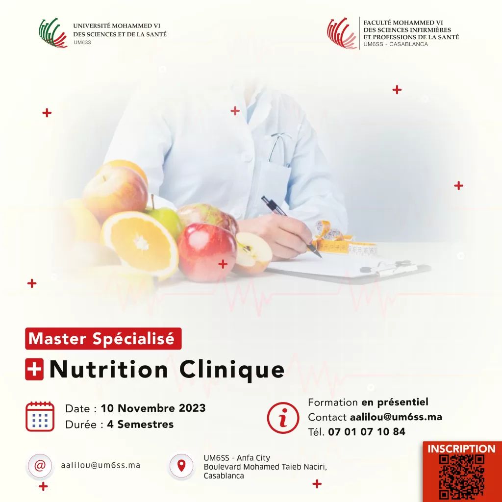 Master Spécialisé : Nutrition Clinique