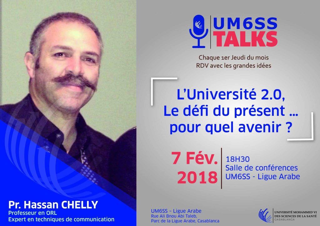 UM6SS Talks #2 – L’Université 2.0, le défi du présent… Pour quel avenir ?