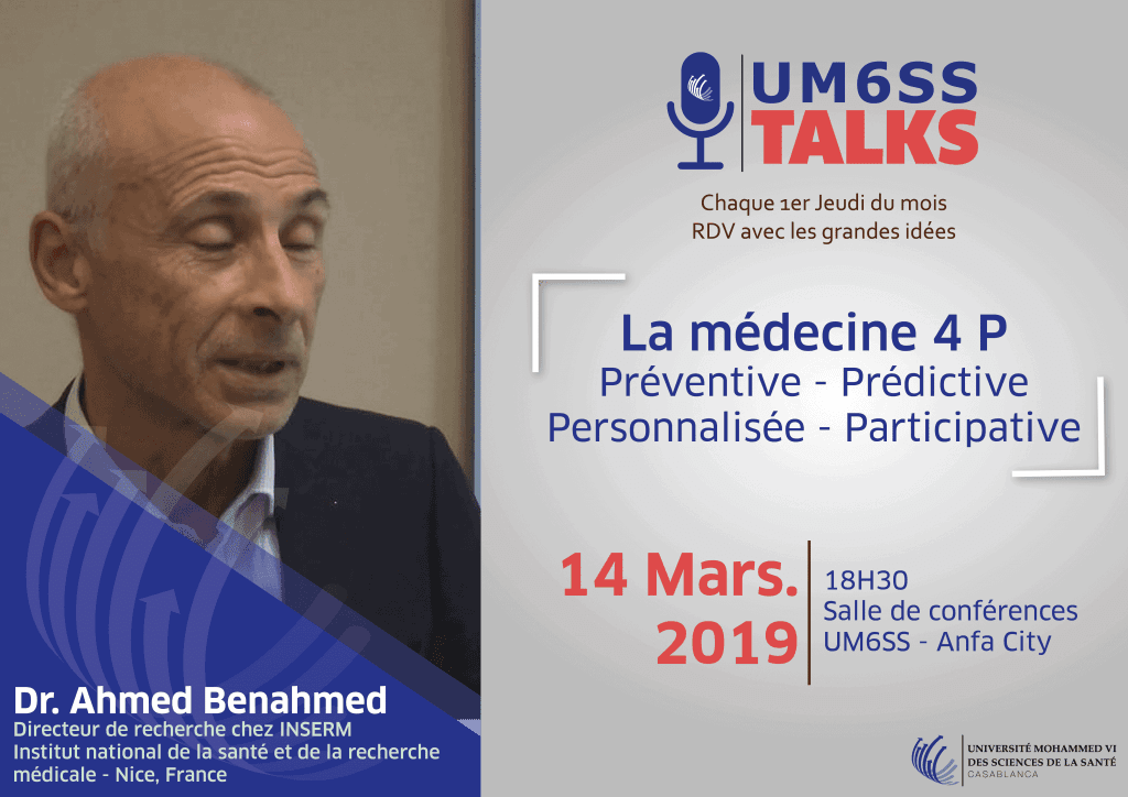 UM6SS Talks # 3 : La Médecine 4P