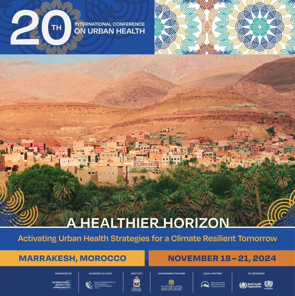 L’UM6SS à travers son Ecole L’EIM6SP participe à la Conférence internationale sur la santé urbaine 2024 à Marrakech
