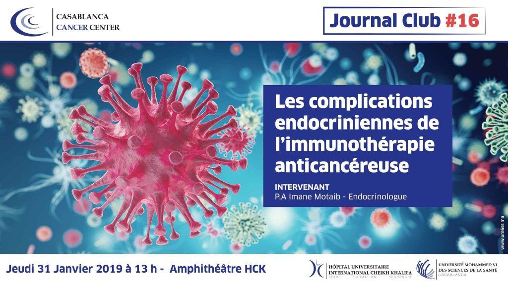 Journal Club #16 : Les Complications Endocriniennes de l’Immunothérapie Anticancéreuse