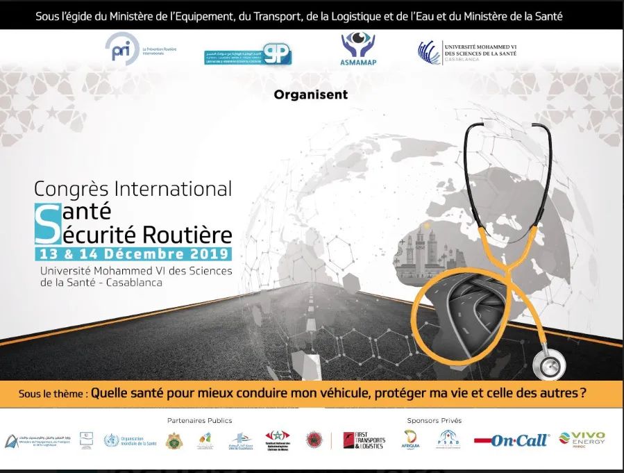 l’UM6SS accueille le Congrès International Santé Sécurité Routière