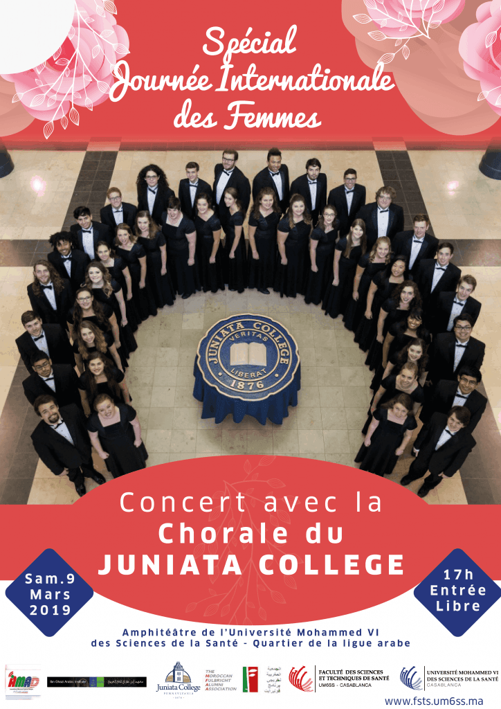 la FSTS célèbre la Journée de la Femme avec la Chorale de Juniata College USA